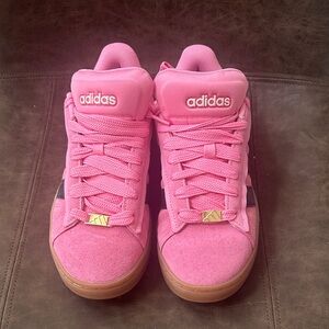 Adidas Vibrant Pink Sneakers with Gum Sole